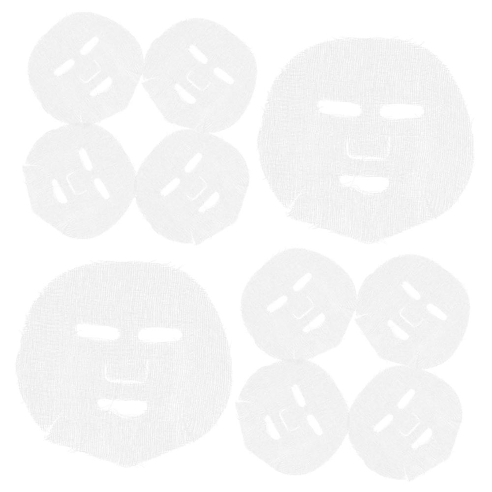 FOYTOKI 100pcs Disposable Beauty Gauze Facial Mask for Women Soft Skin Care Sheet Masks Precut Net for Facial Treatments