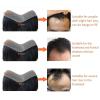 tanyunji001 Men's Wigs Men's Hairline Toupee Forehead Frontal Hairpiece, 0.05-0.14mm Full PU Base Indian Human Hair #1B Natural Black V-Shape Front Hair System Units Baldness Wigs(4.5cmx15.5cm) view 3