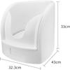 FlexiSpaceUS Muslim Footbath, Press Spray Foot Washer, PP Pedicure Footbath, with Inlet/Outlet Pipes and Angle Valves view 2