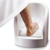 FlexiSpaceUS Muslim Footbath, Press Spray Foot Washer, PP Pedicure Footbath, with Inlet/Outlet Pipes and Angle Valves view 1