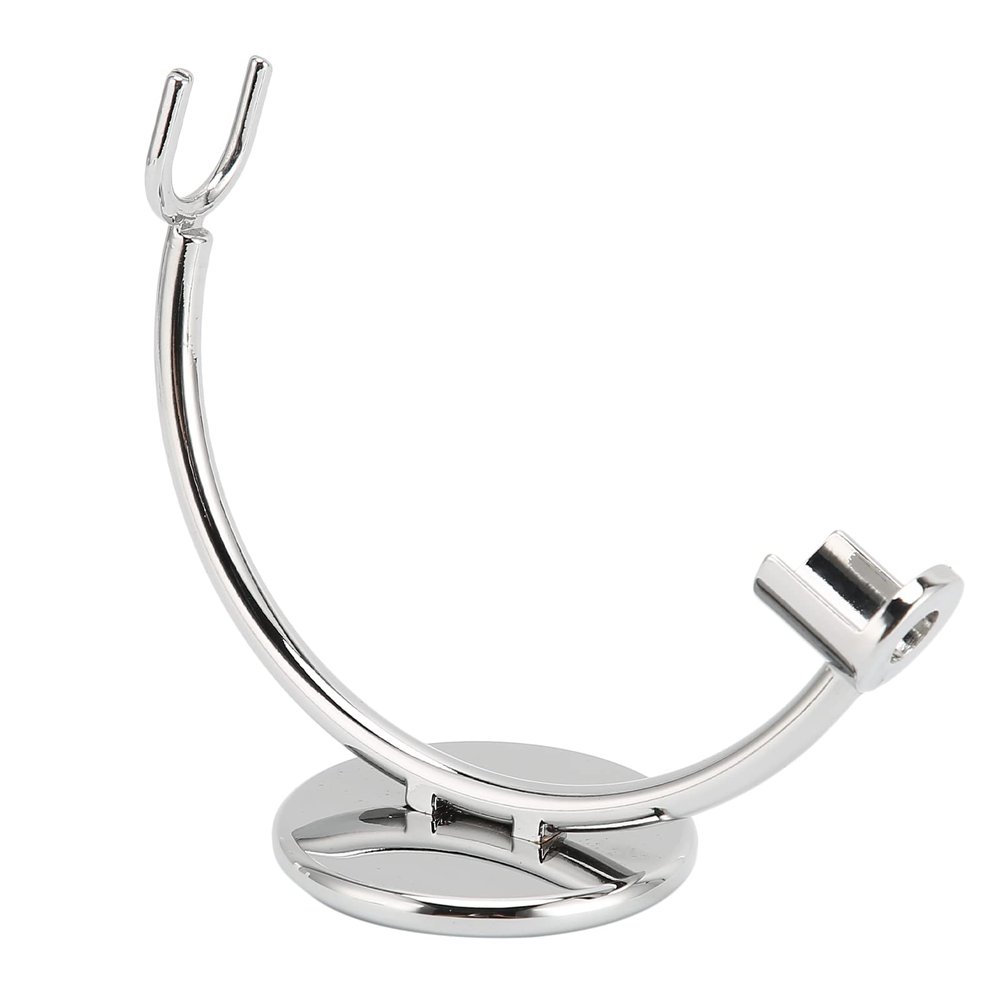 Safety Stand, Single Head High Stability Shaving Brush Holder with Modern Design Shaving Brush Stand, Stainless Steel Shaver Stand for Bathroom and Vanity Use