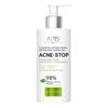 Apis Natural Cosmetics Acne-Stop Cleansing Milk with Green Tea  Hydrating Face Cleanser & Makeup Remover  Soothes Acne-Prone, Oily & Combination Skin with Aloe, Kiwi & Seaweed  300ml view 1