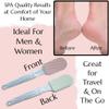 Double-Sided Pumice Stone & Foot File Rasp Heels Scraper Scrubber Cracked Feet Instant Exfoliator Buffer Dead Hard Skin Callus Remover  Elbows Hand Feet Pedicure Tool Corn Softener Sole Smoother view 3