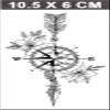 2pcs Temporary Tattoo Sticker Lotus Hand Small Tatoo Body Art Fake Tatto Men Women(01) view 2