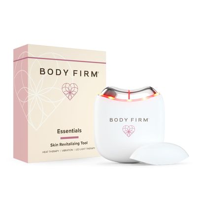Body Firm Crepe Erase Skin Revitalizing Tool, Red Light Therapy Device, Lift & Smooth Body & Neck, Portable Handheld Heat & Vibration Beauty Tool for Skin Care Absorption & Body Repair
