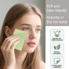Bamboo Charcoal Oil Blotting Sheets 600 Counts  Makeup Friendly & Portable Facial Blotting Paper for Oily Skin | Natural Oil Absorbing, Travel-Size Pack (Gift-Ready) (Green) view 3