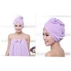 HAPINARY 2 Pack Quick Dry Hair Cap Non-Slip Fiber Hair Drying Towel for Fast Drying Spa Bath Cap Absorbent Home Gym Travel Accessory view 1