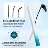 Black Waterproof Mascara for Fine Short Eyelash,Ultra Fine Waterproof Mascara,Small Soft Brush for Fine and Saggy Lashes,Non-Caking,Waterproof,Elongated (1Pcs) view 3
