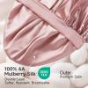 2 Pack Umisleep 22 Momme 100% Real Mulberry Silk Bonnet for Sleeping Women view 3