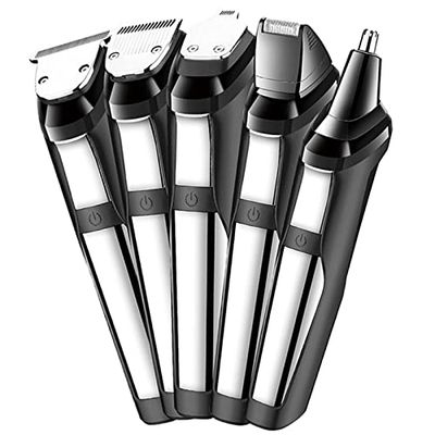 RASRGTRQ Hair Clippers Waterproof All in one Hair Trimmer Eyebrow,Body, Nose Ear, Beard Trimmer for Men Grooming kit Hair Cutting Machine