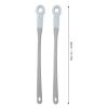 2pcs Toe Cleaning Brush 15.7 Foot Scrubber in Shower with Long Handle Silicone Foot Brush Toe Scrubber for Foot Seniors, Elderly, Men and Women view 2