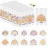 50 PCS Bohemian Rainbow Lip Balm Bulk Inspirational Words Appreciation Gift for Women Thank You Gifts Moisturizer Lips for Baby Shower Coworkers Friend Wedding Bridal Shower view 1