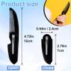 CTEAKOP Folding Mustache Comb for Men, Portable Plastic Pocket Moustache Comb, Fine Teeth Beard Straightener Grooming Styling Hair for Men (1 Pcs) view 2
