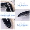 CTEAKOP Folding Mustache Comb for Men, Portable Plastic Pocket Moustache Comb, Fine Teeth Beard Straightener Grooming Styling Hair for Men (1 Pcs) view 4