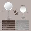 10x Large Lighted Makeup Mirror, 8.5" Large Rechargeable Vanity Mirror, Dimmable Touch Screen, 360 Rotation Doubl, Gift for Women view 3
