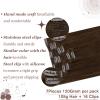 Hetto Clip in hair Extensions Real Hair Extensions Clipin Human Hair Double Weft Brown Clip Hair Extension Straight 16Inch 7pcs 120G view 3
