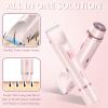 DHASUWT Razors for Women, 2 in 1 Dual-Head Electric Body Hair Trimmer Shaver for Women's Grooming, Waterproof Wet & Dry Pubic Hair Trimmer for Women Legs Bikini Underarms Hair Painless Remove view 3