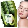 Avocado Face Mask,Complex Acid Avocado Cleansing Facial Bubble Mask,Avocado Bubble Mask,Deep Cleaning Essence Mud Mask,Complex Acid Avocado Cleansing Foam Mask (4PC) view 1
