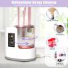 Electric Makeup Brush Cleaner, Automatic 3 in-1 Makeup Brush Dryer & Washer & Holder Combined, Portable Cosmetic Brush Cleaner Dryer Tool for All Size Makeup Brushes view 3
