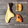 Personalized Gua Sha Gift Set  Custom Engraved Wooden Face & Body Massagers. Natural Skincare & Self-Care Spa Gift Box with Sustainable Gua Sha Set, Scalp Massager & Wooden Hair Comb view 3