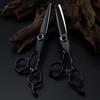 CUTPOIY Hair Cutting Scissors, 6 Inch Professional JP 440c Steel Scissor Black Hair Scissors Haircut Thinning Barber Cutting Shears Hairdressing Scissors Set view 2