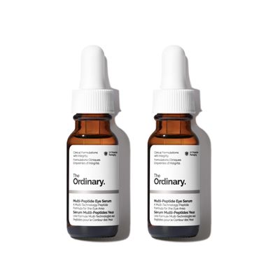 The Ordinary Multi-Peptide Eye Serum, Anti-Aging Formula for Crows Feet, Dark Circles & Puffiness, 0.5 Fl Oz (Pack of 2)
