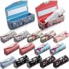 Cinnvoice 16 Pcs Operation Christmas Items Bulk Lipstick Case with Mirror Ladies Floral Portable Lipstick Case Cosmetic Storage Kit Makeup Travel Cases Organizer Bag for Christmas Bags Stuffers view 1