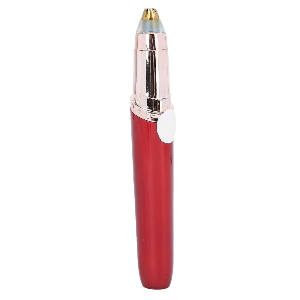 Horoper Eyebrow Facial Trimmer, Painless USB Eyebrow Trimmer Women Electric Face Eyebrow Hair Removal Machine, for Face Lip Chin (Red)
