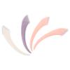 Beatifufu 4pcs Eyebrow Razor Trimmer Curved Handle Portable Face Hair Shavers for Effortless Brow Shaping and Grooming Includes Pink White and Purple Razors view 1