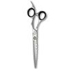 6.5" Professional Hair Cutting Shears and Swivel Razor - Original 440C Stainless Steel & Includes Leather Carrying Case - Designed by Saki Shears (6.5 Inch Professional Hair Scissors) view 1
