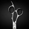 6.5" Professional Hair Cutting Shears and Swivel Razor - Original 440C Stainless Steel & Includes Leather Carrying Case - Designed by Saki Shears (6.5 Inch Professional Hair Scissors) view 3
