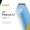 Wahl Professional Peanut Li Cordless Trimmer, Lightweight & Compact, High-Powered Rotary Motor, USB-C Quick Charge, Blue view 2