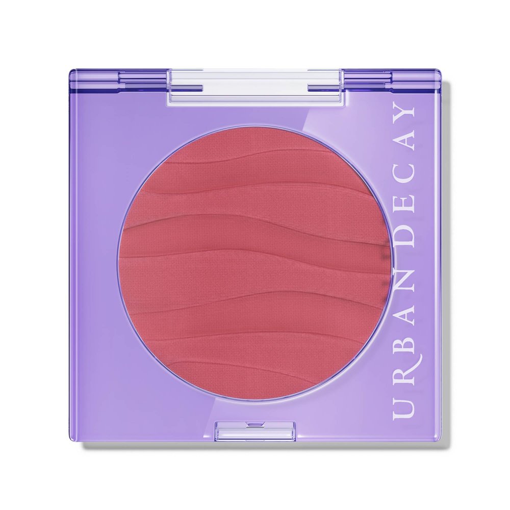 Urban Decay Face Bond Long-Lasting Blush Suede (Backtalk - Mauve Nude Pink), Buildable Matte Finish, Blurring Effect, Waterproof, Sweat-Resistant, All Day Wear, Noncomedogenic - 0.21 oz