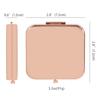 PDOZV Small Compact Mirror, Rosegold Square 2.82.8 Metal Frame Smooth Style Double Sided Mini Magnifying 1X/2X Mirror for Purse Can be Used as Gifts for Woman (RGSr03) view 4