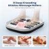 COMFIER Collapsible Foot Spa Bath Massager with Heat, Pedicure Foot Spa with Bubbles, Red Light, Pumice Stone and Shiatsu Massage Rollers, Heated Bath Spa for Relaxation and Stress Relief (Black) view 3