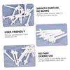 Gogogmee 150pcs Nose Wax Sticks Applicators Lumishave Plastic Wax Rod Wand for Hair Removal Nostril Cleaning Tool view 2