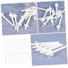 Gogogmee 150pcs Nose Wax Sticks Applicators Lumishave Plastic Wax Rod Wand for Hair Removal Nostril Cleaning Tool view 3