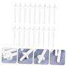 Gogogmee 150pcs Nose Wax Sticks Applicators Lumishave Plastic Wax Rod Wand for Hair Removal Nostril Cleaning Tool view 4