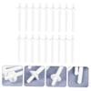 IWOWHERO 150pcs Nose Wax Applicators Plastic Sticks for Hair Removal Small Wax Sticks for Nostril Eyebrows Bikini Areas view 2