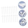 IWOWHERO 150pcs Nose Wax Applicators Plastic Sticks for Hair Removal Small Wax Sticks for Nostril Eyebrows Bikini Areas view 4