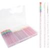 150 Piece Disposable Makeup Applicator Tool Kits, Mixing Disposable Mascara Wands Eyeliner Brushes Lipstick Applicator Brushes for Makeup Artist Supplies (style 2) view 1