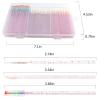 150 Piece Disposable Makeup Applicator Tool Kits, Mixing Disposable Mascara Wands Eyeliner Brushes Lipstick Applicator Brushes for Makeup Artist Supplies (style 2) view 2