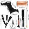 Beard Shaper for Men Beard Shaping Tools - Beard Straightener, Beard Template Guide, Professional Straight Edge Razor, Edge Blade, Barber Pencil, Beard Comb, Scissor, Gifts for Men Boyfriend Husband view 2
