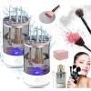 Beauty Swirl Cosmetic Brush Cleaner, Makeup Brush Cleaner Machine, Electric Make Up Brush Cleaner, Make Up Brush Cleaner Cleanser, Automatic Makeup Brush Cleaner with Makeup Brush Cleaner Mat (2Pcs) view 1