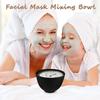 8 Pcs Silicone Facial Mask Mixing Bowl Face Mask Bowl for Women Cosmetic Mixing DIY Skin Care - Black view 4