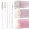 150 Piece Disposable Makeup Applicator Tool Kits,Mixing 50pcs Disposable Mascara Wands 50pcs Eyeliner Brushes 50pcs Lipstick Applicator Brushes for Makeup Artist Supplies (style 1) view 4