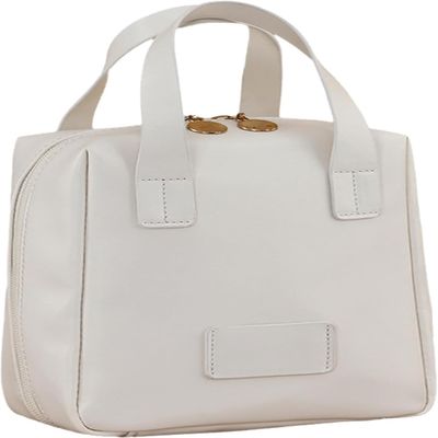 2024 New Premium Makeup Bag Cosmetic Bag Large Makeup Bag With Compartments Portable Travel Toiletry Bag (White)