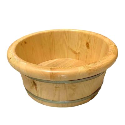 FytStycale Wooden Foot Bath, Foot Bath Basin for Sauna, Outdoor Travel