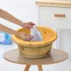 FytStycale Wooden Foot Bath, Foot Bath Basin for Sauna, Outdoor Travel view 2
