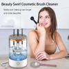 2026 New Cosmetic Brush Cleaner, Electric Makeup Brush Cleaner for All Size Cosmetic Brushes (Black, Plug-In) view 2